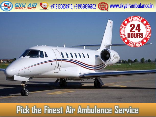 Sky Air Ambulance Service in Ranchi